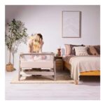 Tutti Bambini CoZee Lite Bedside Crib Latte