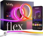 Twinkly Flex 3m, LED Tube Multicolor, RGB LED Strip Flexible, Works with Alexa & Google Home, Gaming Lights, 16 M Colours, Free C&C