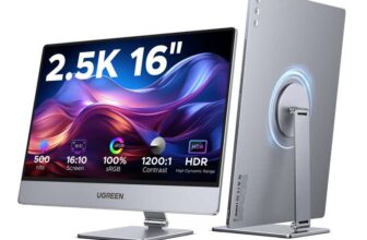 UGREEN 16 2.5K QHD 25601600165Hz HDR400 Portable Monitor at UGREEN GROUP LIMITED UK / FBA