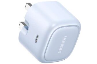 UGREEN 30W USB C Charger Nexode PD3.0 Foldable GaN Fast Charger Silver Blue, by Ugreen grp ltd FBA