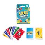 UNO Teams Card Game by Mattel, Ages 7, 2-10 Players