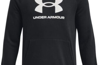 Under Armour Boys Rival Fleece Hoodie Long Sleeve Cotton