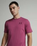 Under Armour Sportstyle T-Shirt, Dark Maroon, Size S – Free C&C