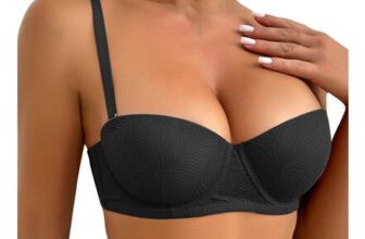 Underwired Push-up Bra, Balconette, Black, 38C, Comfortable