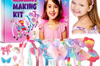 Unicorn Headband Making Kit for Girls Age 3, Creative Craft Kits for Kids – Sold by SALKELDZ / FBA