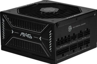 Used MSI MAG A1000GLS PCIE5 Power Supply Unit, 1000W, 80 PLUS Gold, ATX 3.1, PCIe 5.1 GPU Support,12V-2×6,ATX PSU – Sold by Amazon Resale