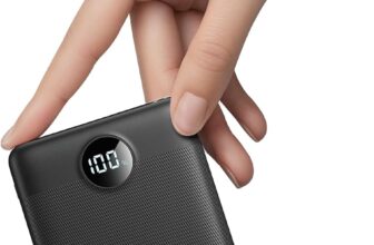 VEEKTOMX Power Bank Fast Charging 22.5W, 10000mAh USB C Portable Charger Small Battery Pack with PD QC 3.0, Compact External Battery Bank for iPhone, Samsung, Travel Essentials, With digital display