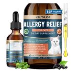 VICSOM Cat Allergy Drops, Itchy Skin & Coat, 60ml – £6.99 S&S Voucher