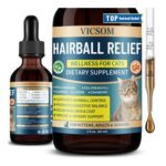 VICSOM Hairball Remedy for Cats Drops, 2 Fl Oz – £11.04 S&S Voucher