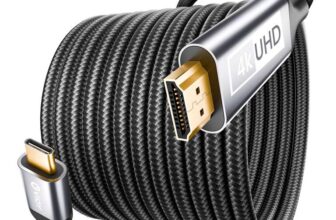 VIOY USB-C to HDMI Cable 3M, 4K 30Hz Braided Type-C Video Cord – Sold by VIOYOfficial UK FBA