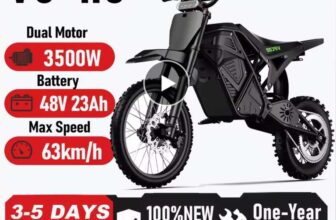 VIPCOO H3 Electric Dirt Bike 3500W 48V Hydraulic Brake E-mountain Bicycle