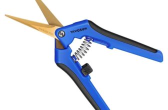VIVOSUN Pack of 2 17 cm Plant Shears Ergonomic Handles Titanium Non-Stick Coated VIVOSUN-EU / FBA