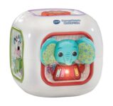 VTech Baby Sensory Sounds Musical Cube, English Mix instrument and animal sounds