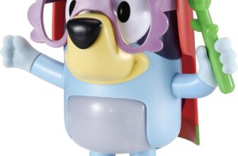 VTech Bluey – Dress-Up Bluey, English Official Bluey figurine. Dress Bluey as familiar characters, press her nose, arms or move her to follow challenges. Ages 3-6