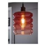 ValueLights Giselle Berry Stacked Glass Easy Fit Shade