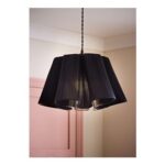 ValueLights Jemima Navy Full Pleated Shade