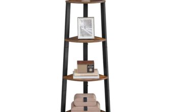 Vasagle 4-Tier Corner Shelving Unit