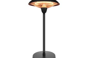 Vaunt Home Electric Table Top Lantern Heater – Black 240V