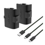 Venom 1100mAh Rechargeable Battery Twin Pack Black for Xbox