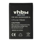 Vhbw Battery for Artfone CS182 BP-4L (1700mAh, 3.7V, Li-Ion)
