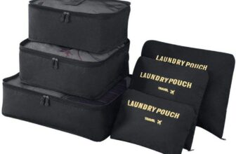 Vicloon Luggage Organizer, Travel Organizers, Suitcase Organizer Include Travel Packing Cubes and Compression Bags