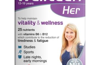 Vitabiotics Wellteen Multivitamin Tablets for Teen Girls, 25 Nutrients, 30 Tablets