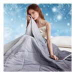WONGS BEDDING Cooling Blanket, Double Size, Arc-Chill, 150x200cm, Ombre Grey