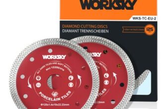 WORKSKY 2x125mm Diamond Saw Blade for Angle Grinder