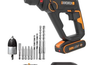 WORX Powershare Cordless Rotary Hammer Drill x1 2.0Ah Battery WX391 – W/Code – Sold by WORX DIY and Garden Power Tool Shop
