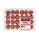 Waitrose 24 British Native Breed Beef Meatballs 400g