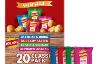 Walkers Classic Variety Multipack Crisps Box 20x25g (£3.46/£3.27 S&S)