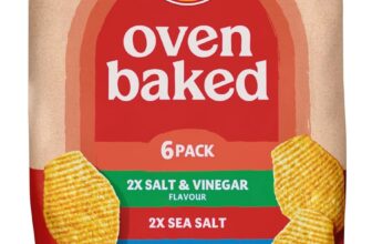 Walkers Oven Baked Variety Pack Crisps 6 x 22g