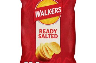 Walkers Ready Salted Crisps 32.5g (Case of 32)