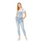 WallFlower Womens Juniors Denim Overalls Blue XS