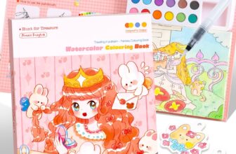 Water Painting Books for Children Ages 3 to 8 – Cute Activity Book for Kids, Arts and Crafts for Children, Birthday Gift Toy