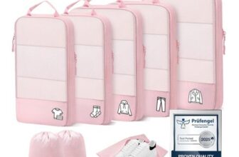 Waterproof Ultralight 8-Piece Compression Packing Cubes for Luggage