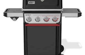 Weber Spirit E-435 Black 4 burner Gas BBQ