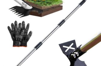 Weed Puller Tool with 150cm Long Handle, 2-in-1 Weed Rake & Garden Hoe – Sold by Ryfpdml / FBA