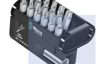 Wera 05057422001 Bit-Check 12 Wood 2 General Bit Set (12-Piece)