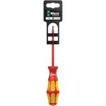 Wera 05100003001 0.8 x 4 x 100 mm 160i SBVDE Insulated Screwdriver for Slotted Screws