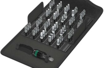 Wera Bit-Safe 61 Universal 1 Bits and Rapidaptor bit Holder Set in Pouch, 61pc, 05057122001