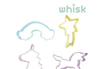 Whisk Unicorn Cookie Cutters 4 Pack