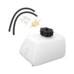 White 1L Gas Tank for 2-Stroke Mini Moto ATV