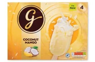 White Chocolate & Mango Ice Cream 4 Pack
