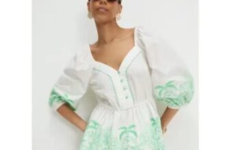 White Cotton Embroidered Hem Blouse