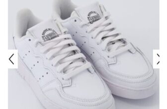 White Leather Supercourt Trainers