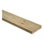 Wickes Standard Treated Deck Board – 25 X 120 X 2400mm