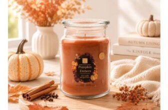 Wickford & Co Scented Candle 18oz – Pumpkin Embers Wickford & Co