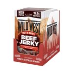 Wild West Hot & Spicy Beef Jerky 12 25g High Protein Gluten Free Snack