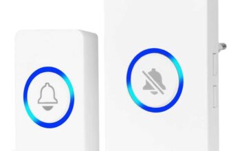 Wireless Doorbell,Plug in Battery Door Bells Operating at 492FT Range,Cordless Doorbell with 4 Volume,58 Melodies and LED Flash,
